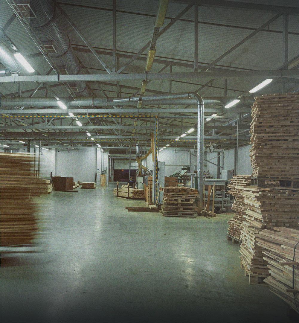 Timber processing production facilities 